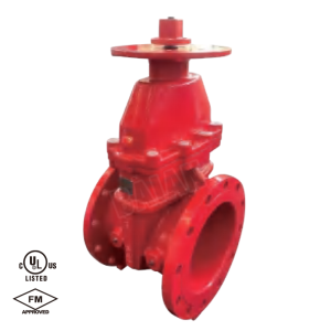 UL Listed Gate Valve Resilient Seated NRS Type-Flanged-Ends