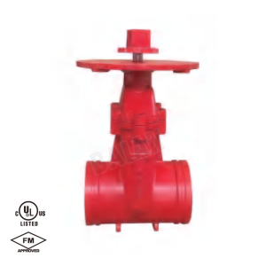 UL Listed Gate Valve Resilient Seated NRS Type-Groove-Groove-Ends