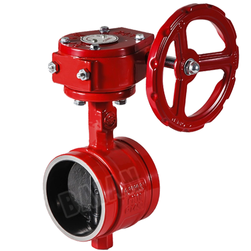 D381X-16Q Grooved Turbine Butterfly Valve