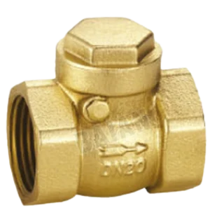 H14W-16T brass horizontal check valve (hard seal)