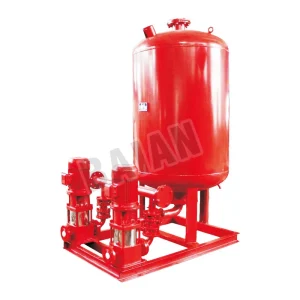 Vertical multi-stage fire booster and pressure stabilization equipment