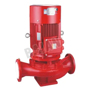 Vertical single-stage fire pump